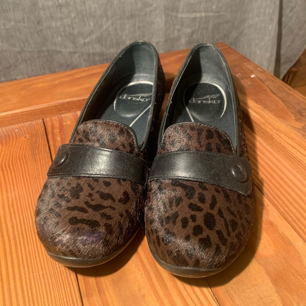 DANSKO Olena Brown Calf Hair flats